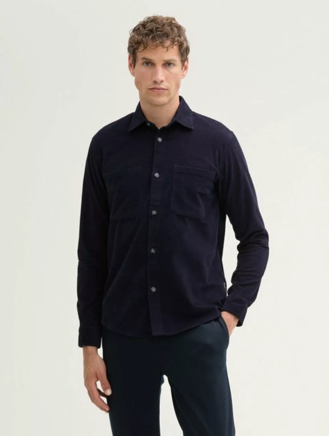 TOM TAILOR Denim Langarmhemd Relaxed Cord Hemd günstig online kaufen