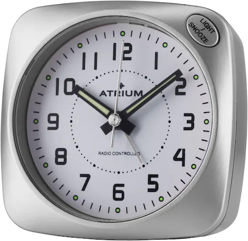 Atrium Funkwecker, Quarzwecker, schleichende Sekunde, Schlafzimmer, Snooze günstig online kaufen