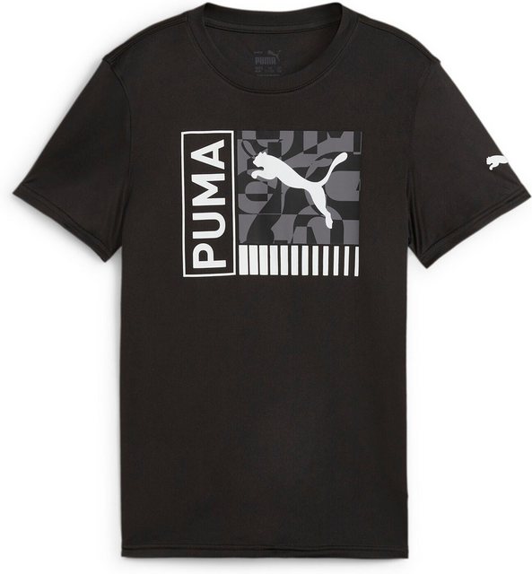 PUMA Kurzarmshirt PUMA FIT Tee B PUMA BLACK günstig online kaufen