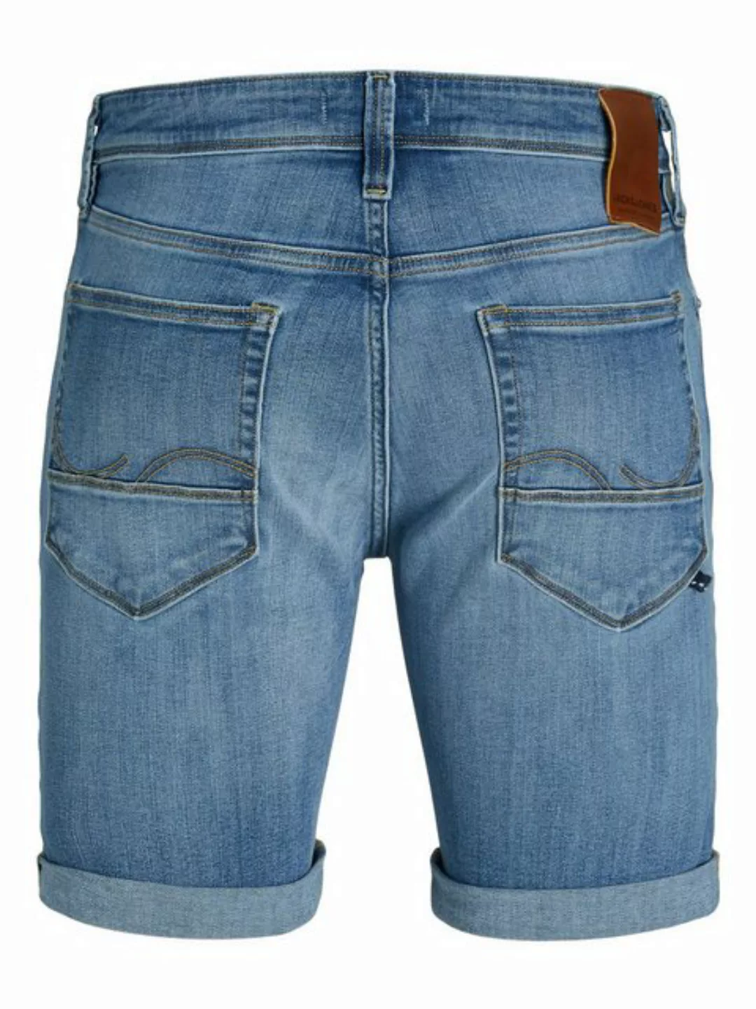 Jack & Jones Herren Jeans Short JJIRICK JJFOX CB 037- Relgular Fit - Blau - günstig online kaufen