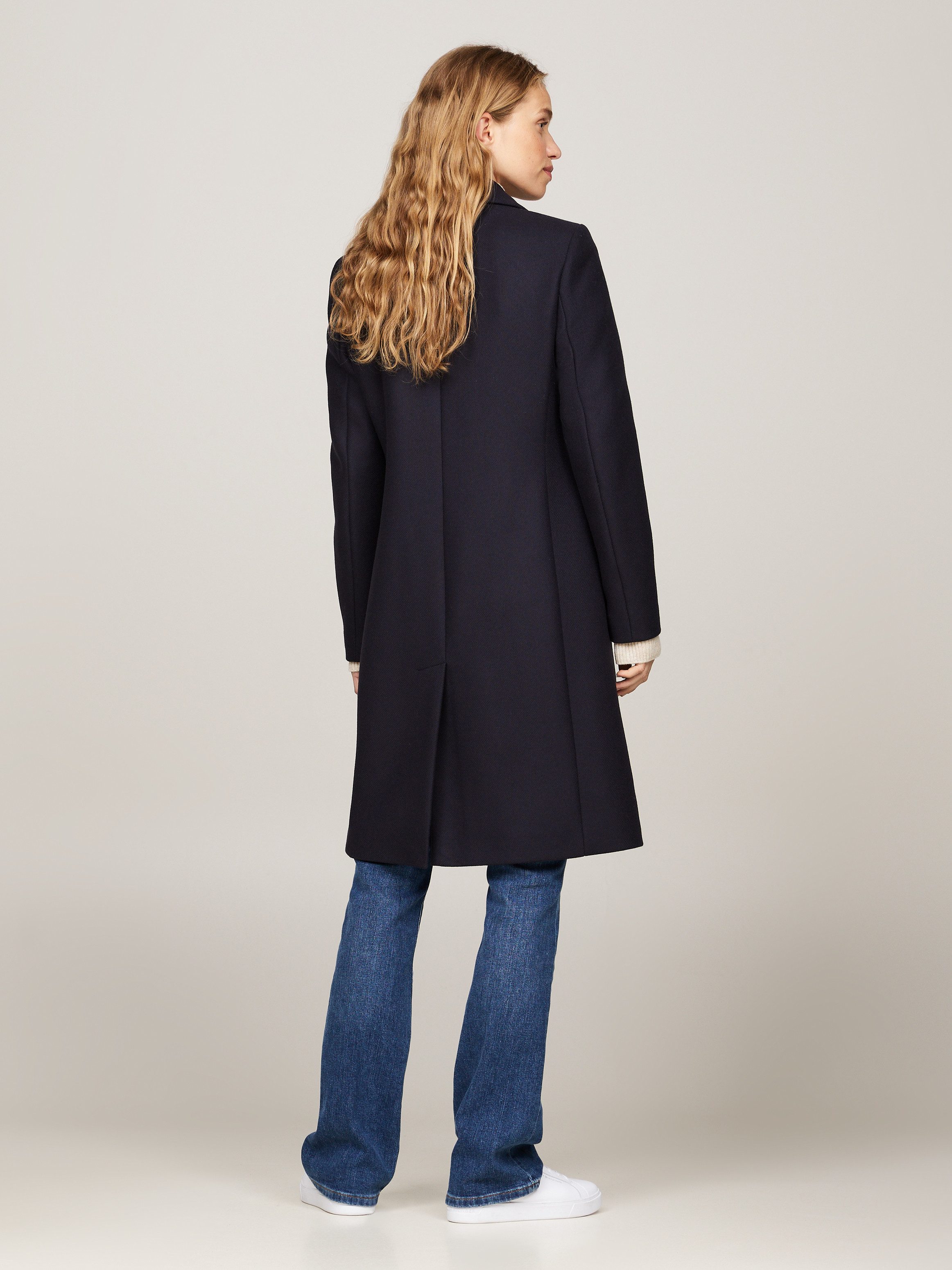 Tommy Hilfiger Langmantel mit Logoprägung günstig online kaufen