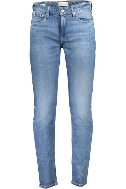 Calvin Klein Jeans 5-Pocket-Jeans Herren Slim Taper Jeans in Blau aus Bio-B günstig online kaufen