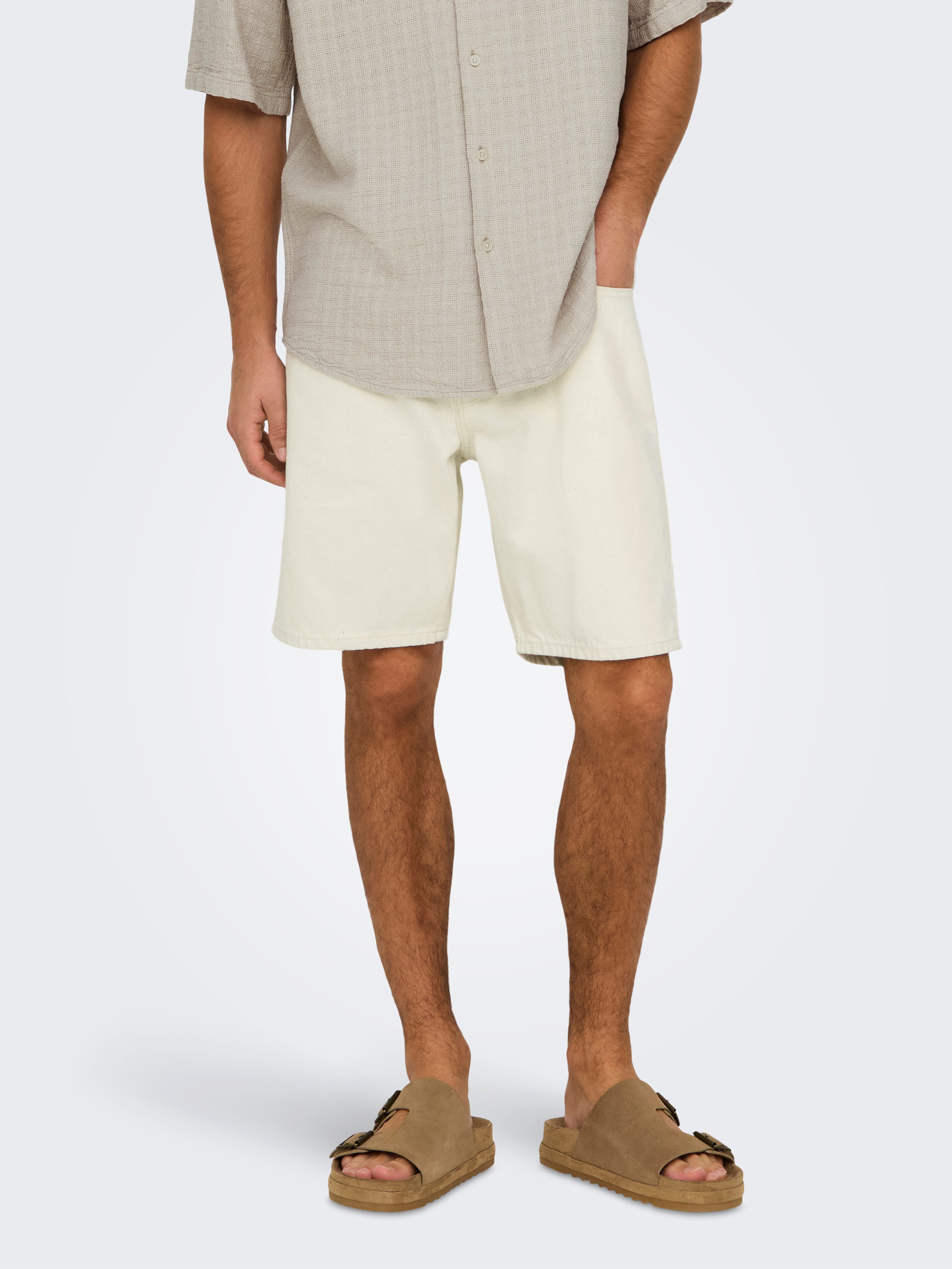 ONLY & SONS Shorts ONSEDGE ECRU günstig online kaufen