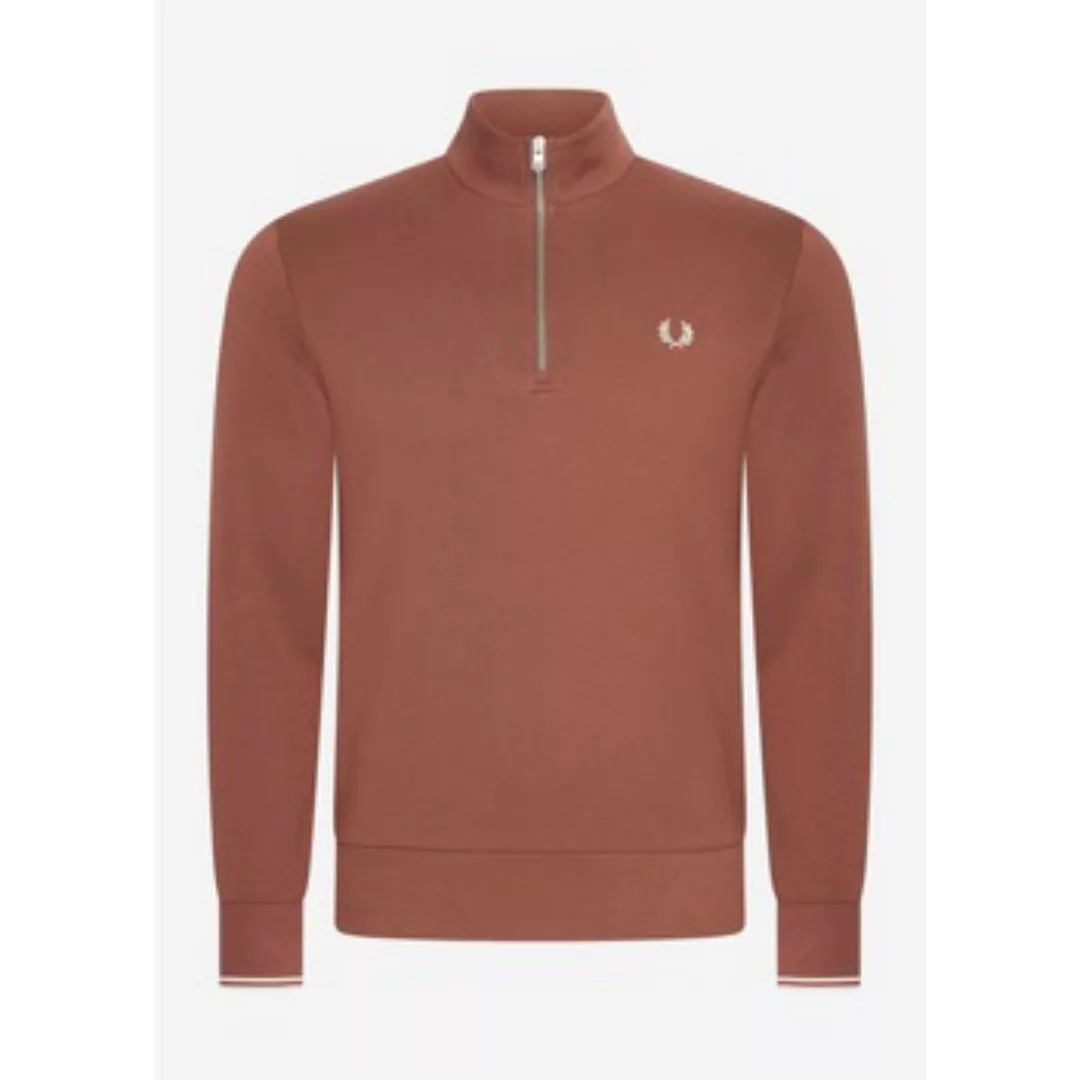 Fred Perry  Pullover Half zip sweatshirt - whisky brown porridge marl günstig online kaufen