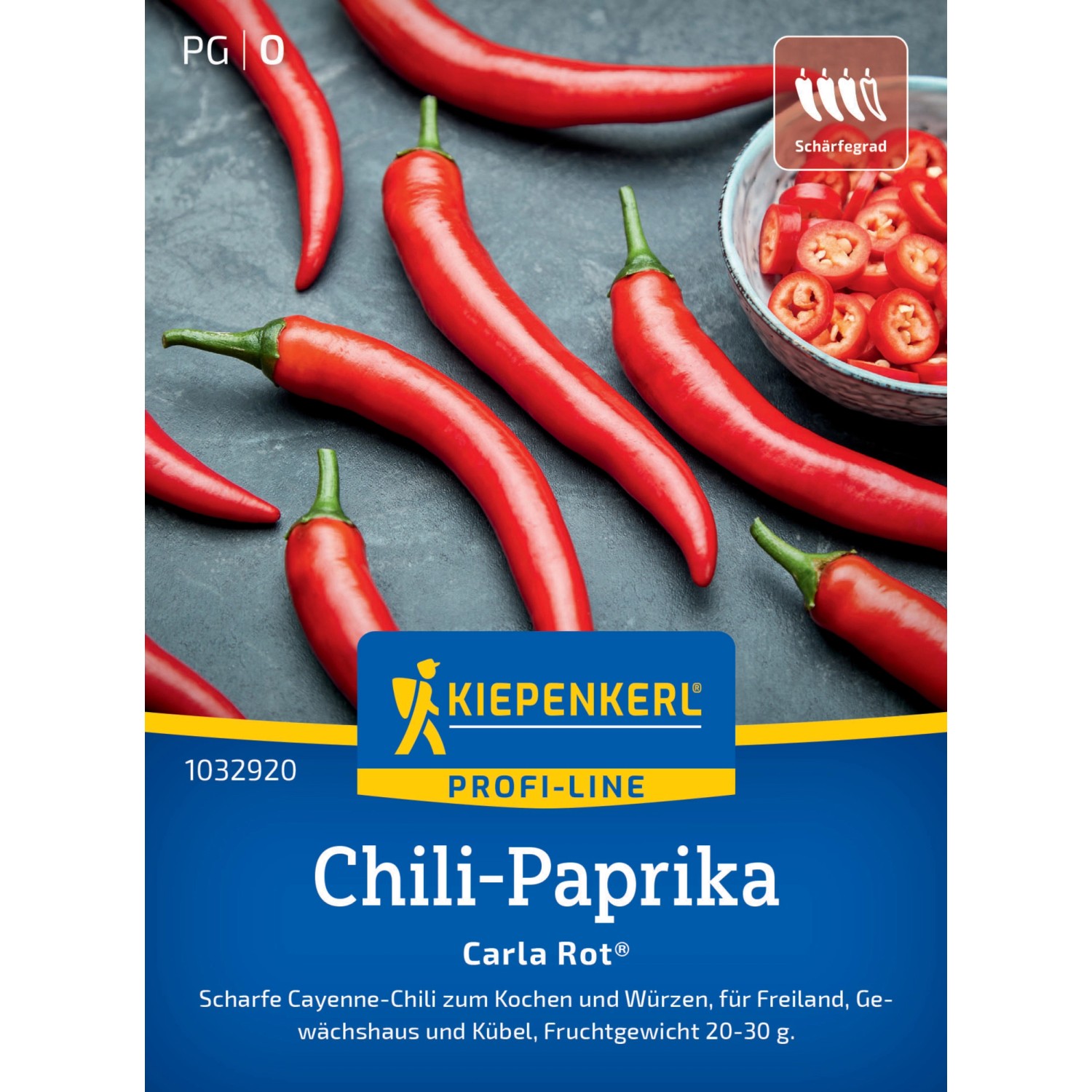 Kiepenkerl Profi-Line Chili-Paprika Carla Rot F1-Hybride günstig online kaufen