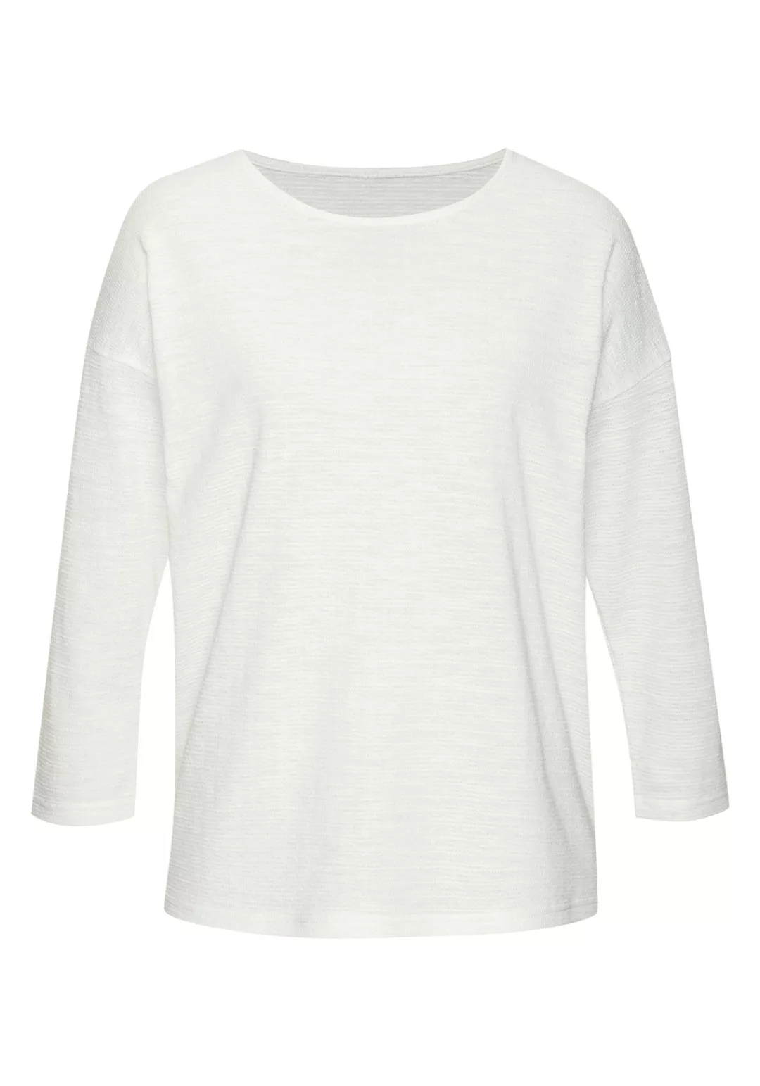 Vivance Langarmshirt "mit modischer Struktur", aus bügelfreier Qualität mit günstig online kaufen