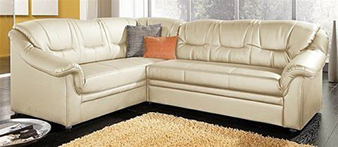DOMO collection Ecksofa "Montana, zeitlose Rückensteppung, bequeme Armlehne günstig online kaufen