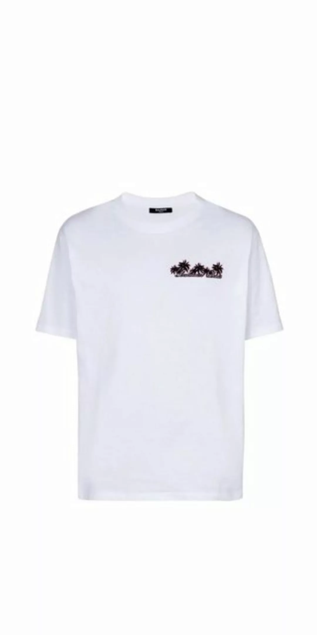 Balmain Paris Print-Shirt Club Balmain Signature printed T-shirt günstig online kaufen