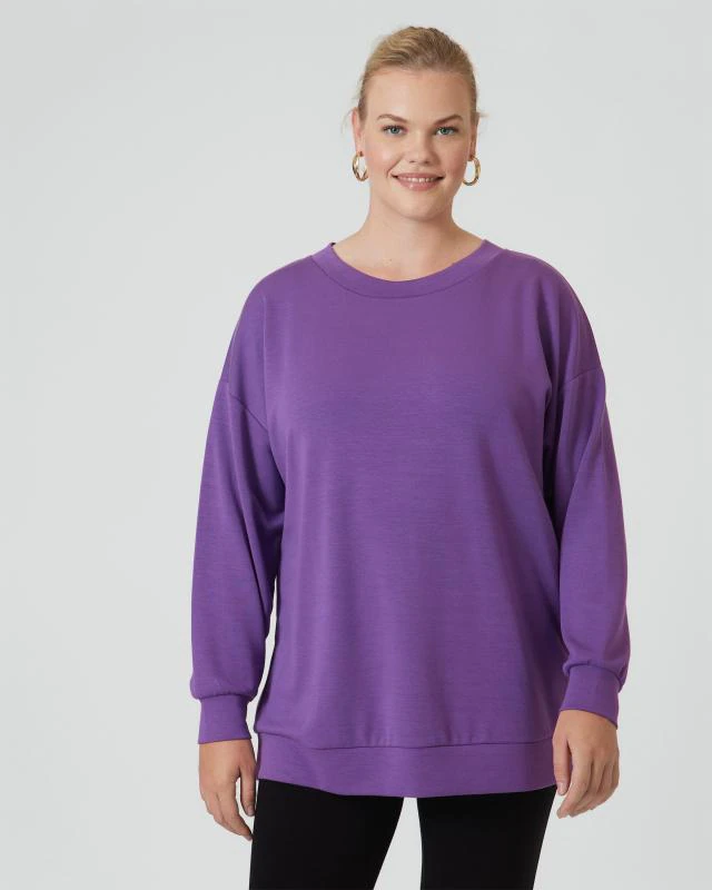 curvy me Scuba soft Pullover mit Modal günstig online kaufen