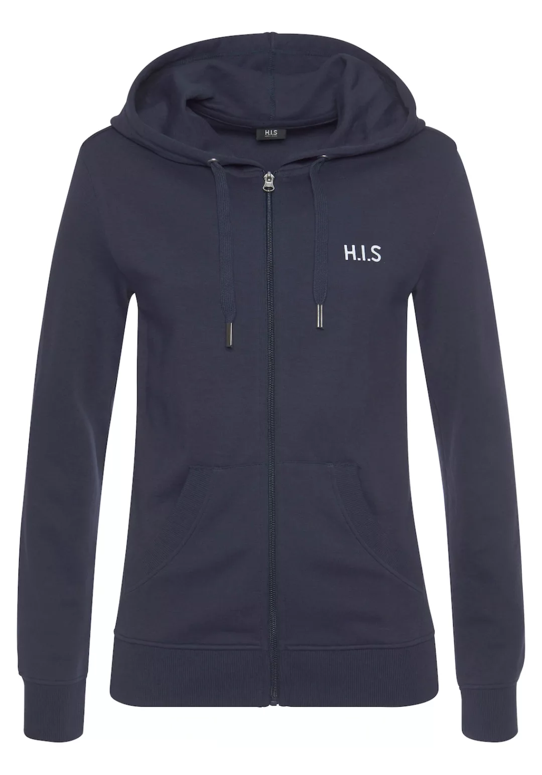 H.I.S Kapuzensweatjacke, Loungejacke mit Kapuze und seitlichen Taschen, Lou günstig online kaufen