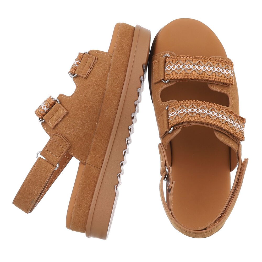 Ital-Design Bequeme Damen-Sandalen mit verstellbaren Riemen, günstig online kaufen