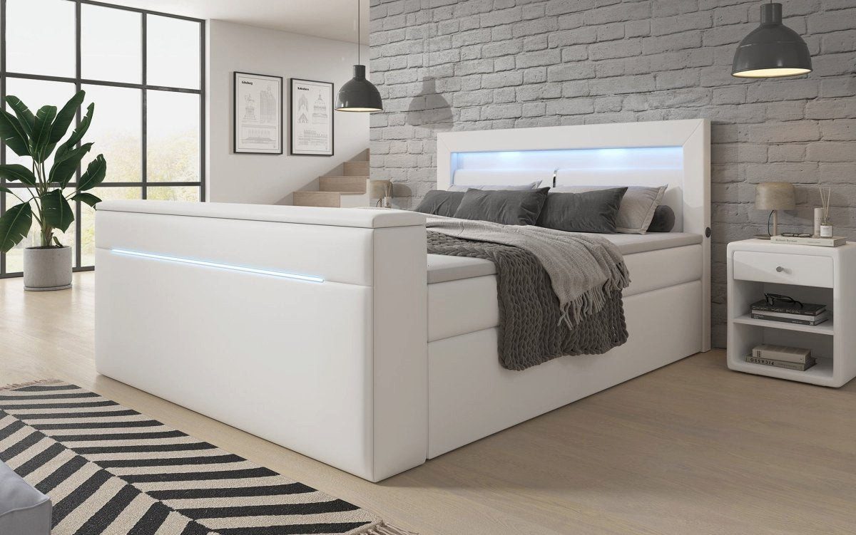 Luxusbetten24 Boxspringbett Repos, mit TV Lift, günstig online kaufen