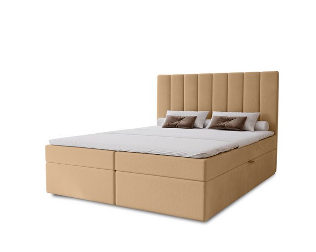 MARPUR Boxspringbett NERO BOX (Boxspringbett mit Bettkasten und Kopfteil, F günstig online kaufen