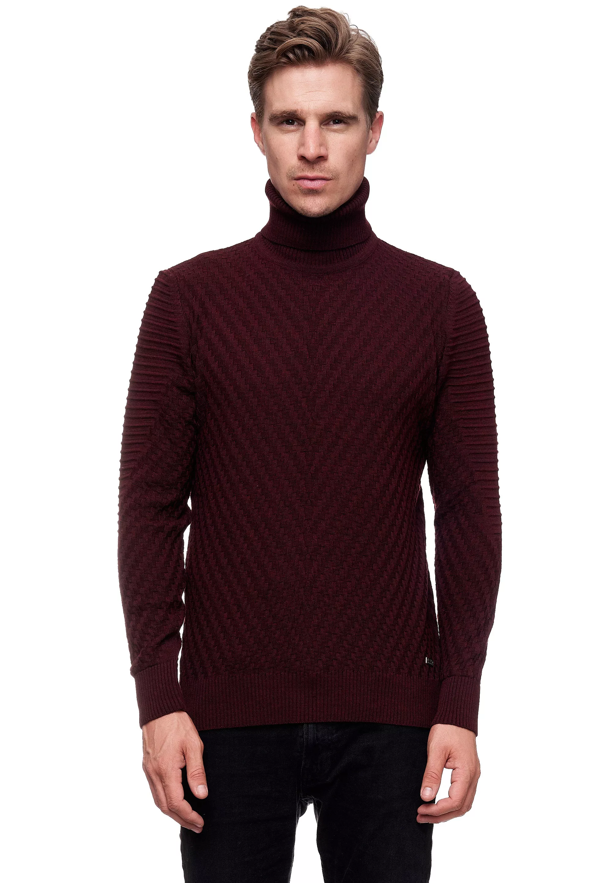 Rusty Neal Rollkragenpullover, in stilvollem Feinstrick günstig online kaufen