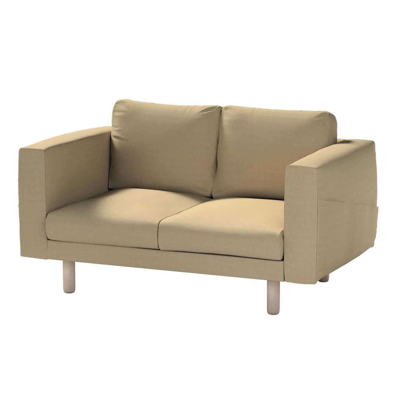 Bezug für Norsborg 2-Sitzer Sofa, dunkelbeige, Norsborg 2-Sitzer Sofabezug, günstig online kaufen