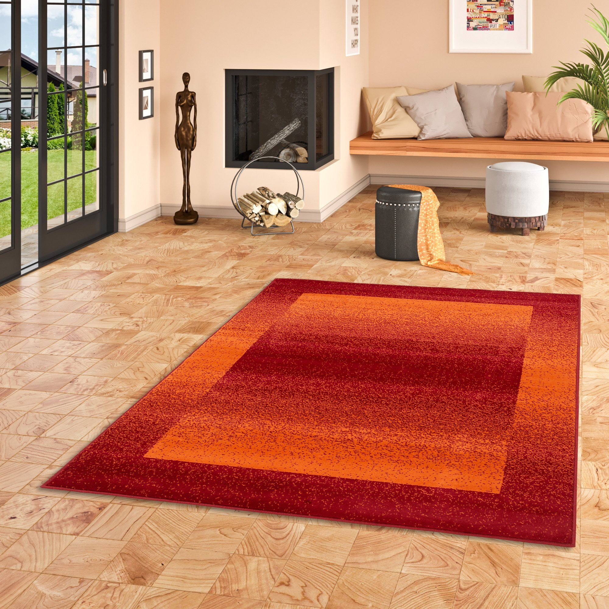 Pergamon Designteppich Modern Designer Velours Teppich günstig online kaufen