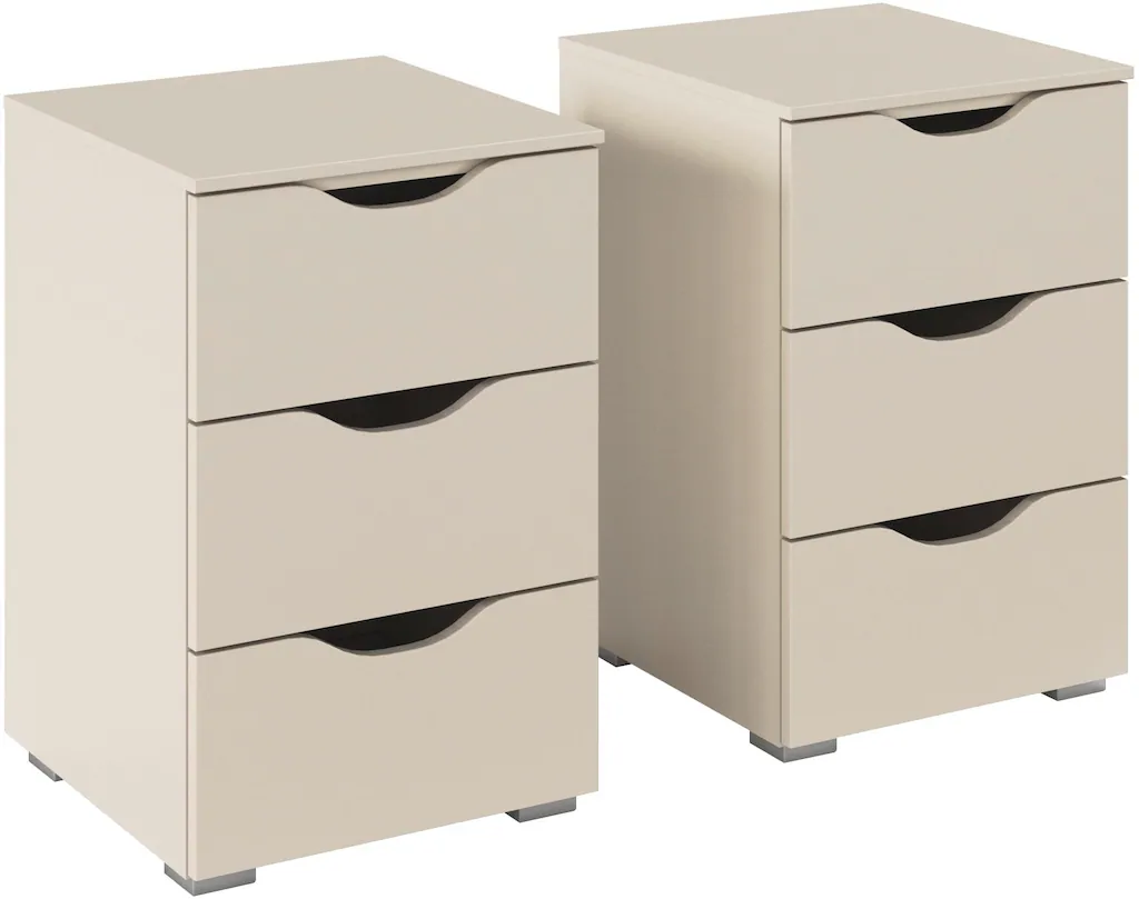 rauch Nachtkommode "Marlene", (2 St., Breite jeweils 40 cm), mit je 3 geräu günstig online kaufen