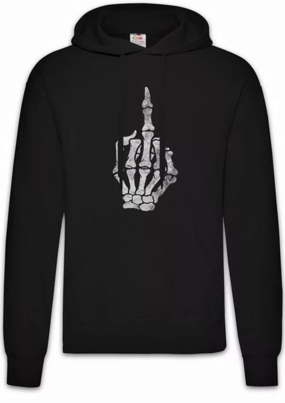 Urban Backwoods Hoodie Skeleton Middle Finger Herren Hoodie kelett Knochen günstig online kaufen