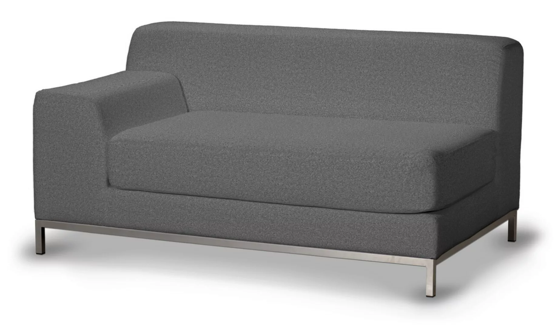 Bezug für Kramfors 2-Sitzer Sofa, Lehne links, dunklegrau, Bezug für Kramfo günstig online kaufen
