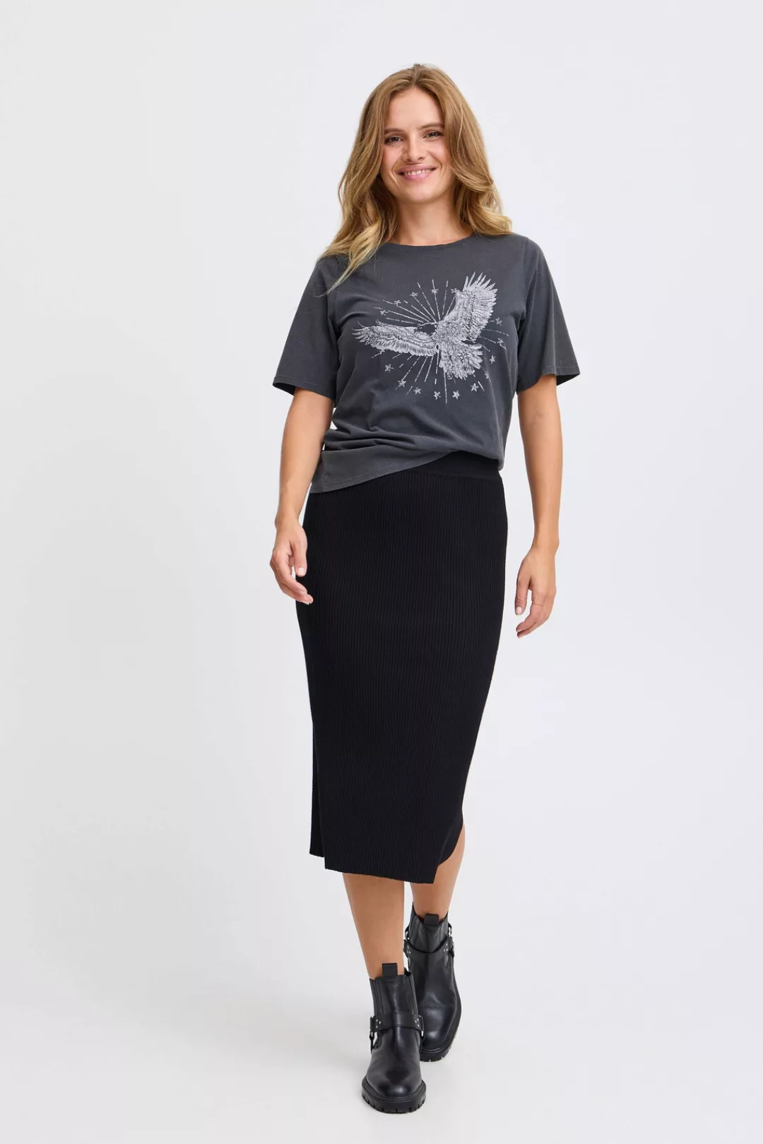 Pulz Jeans Bleistiftrock "Bleistiftrock PZSARA Pencil Skirt" günstig online kaufen