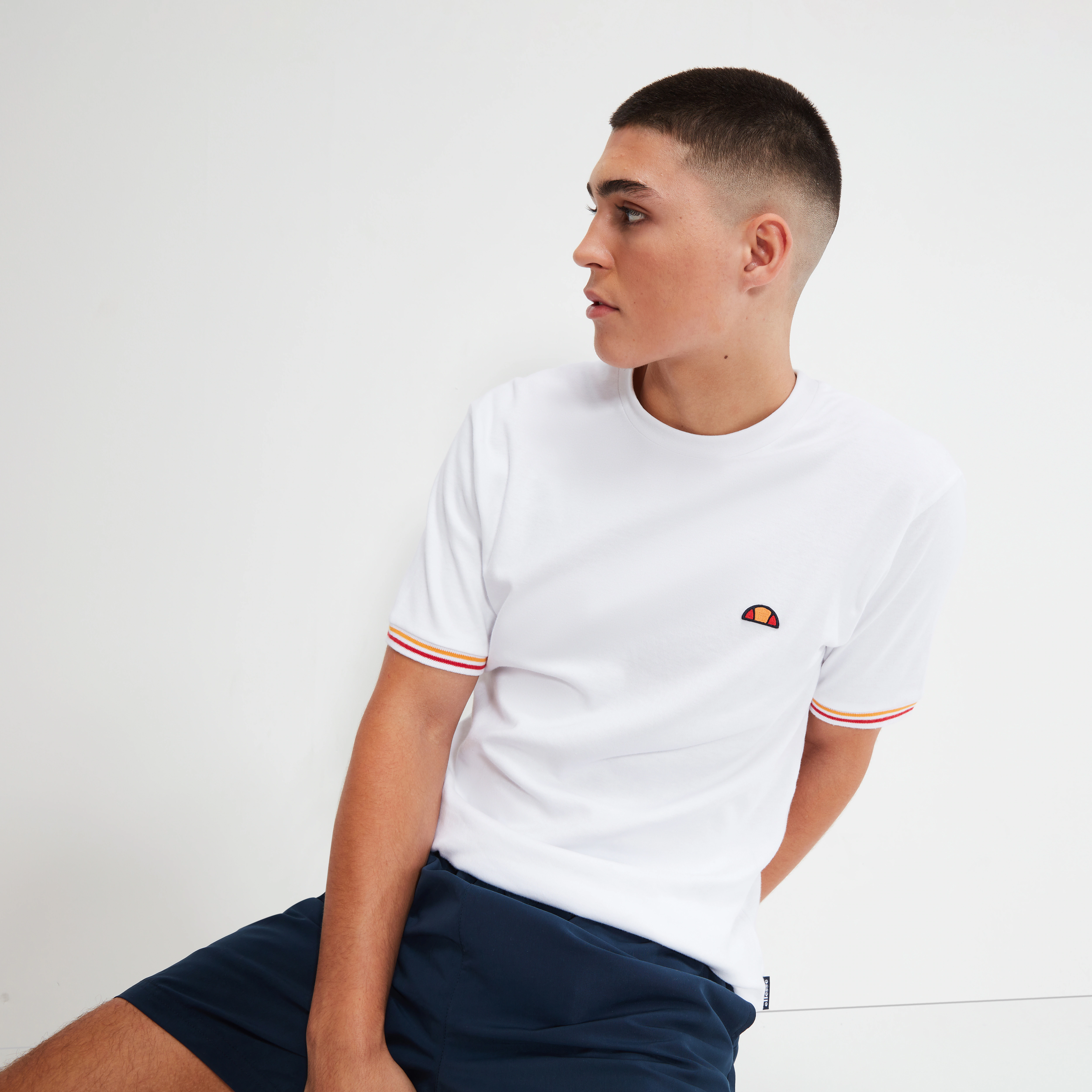 Ellesse T-Shirt H T-SHIRT mit Kontraststreifen günstig online kaufen