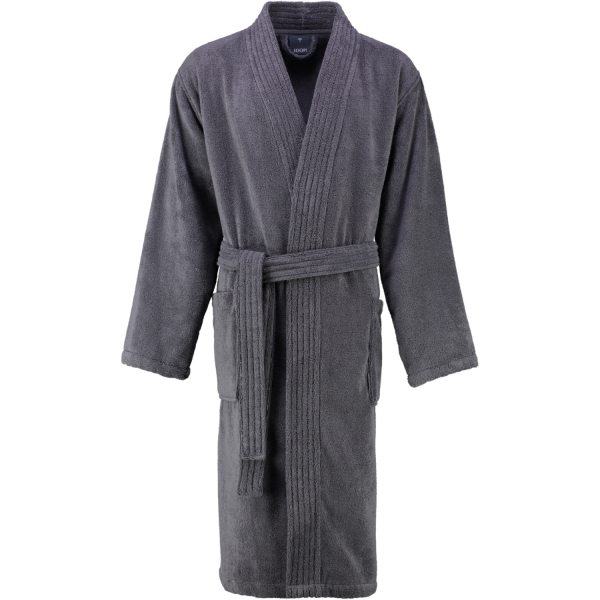 JOOP! Herren Bademantel - Kimono 1647 - Farbe: Anthrazit - 767 - XL günstig online kaufen