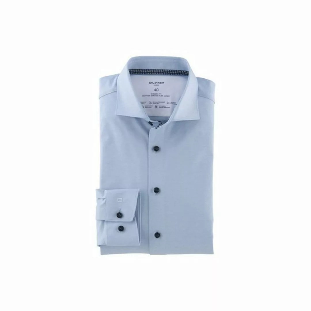 OLYMP Langarmhemd - modern fit Businesshemd - strukturiertes Langarm Hemd günstig online kaufen