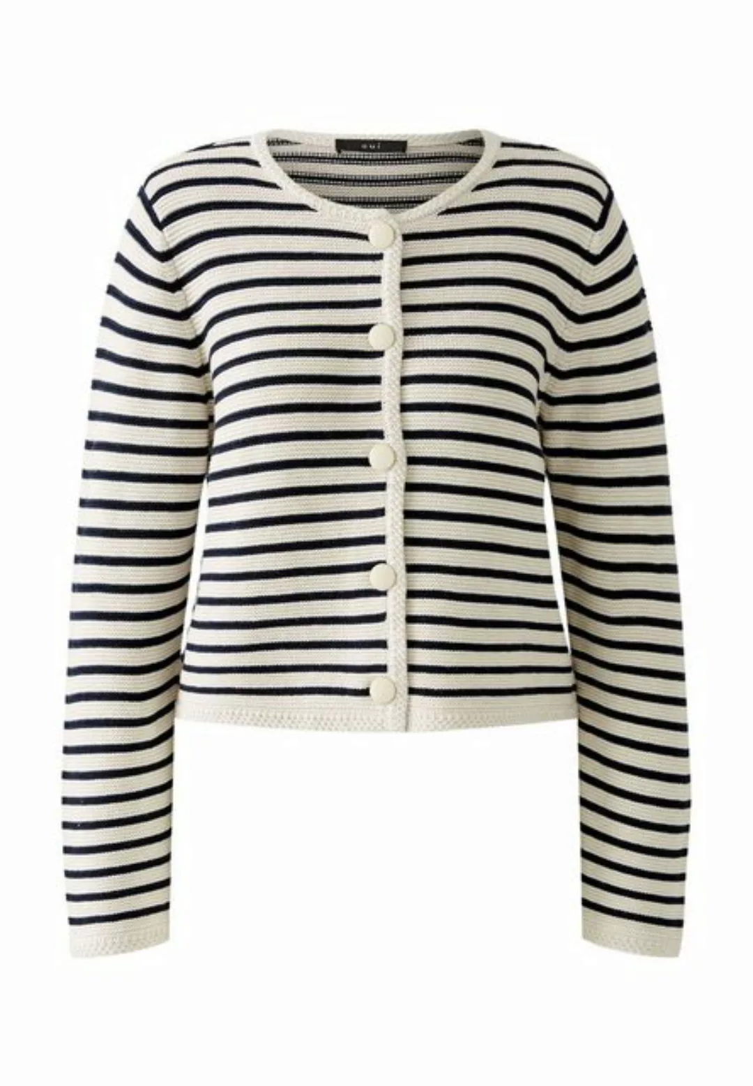 Oui Strickjacke Strickjacke reine Baumwolle günstig online kaufen