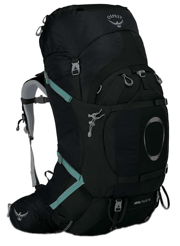 Osprey Ariel Plus 70 WXS/S Black günstig online kaufen