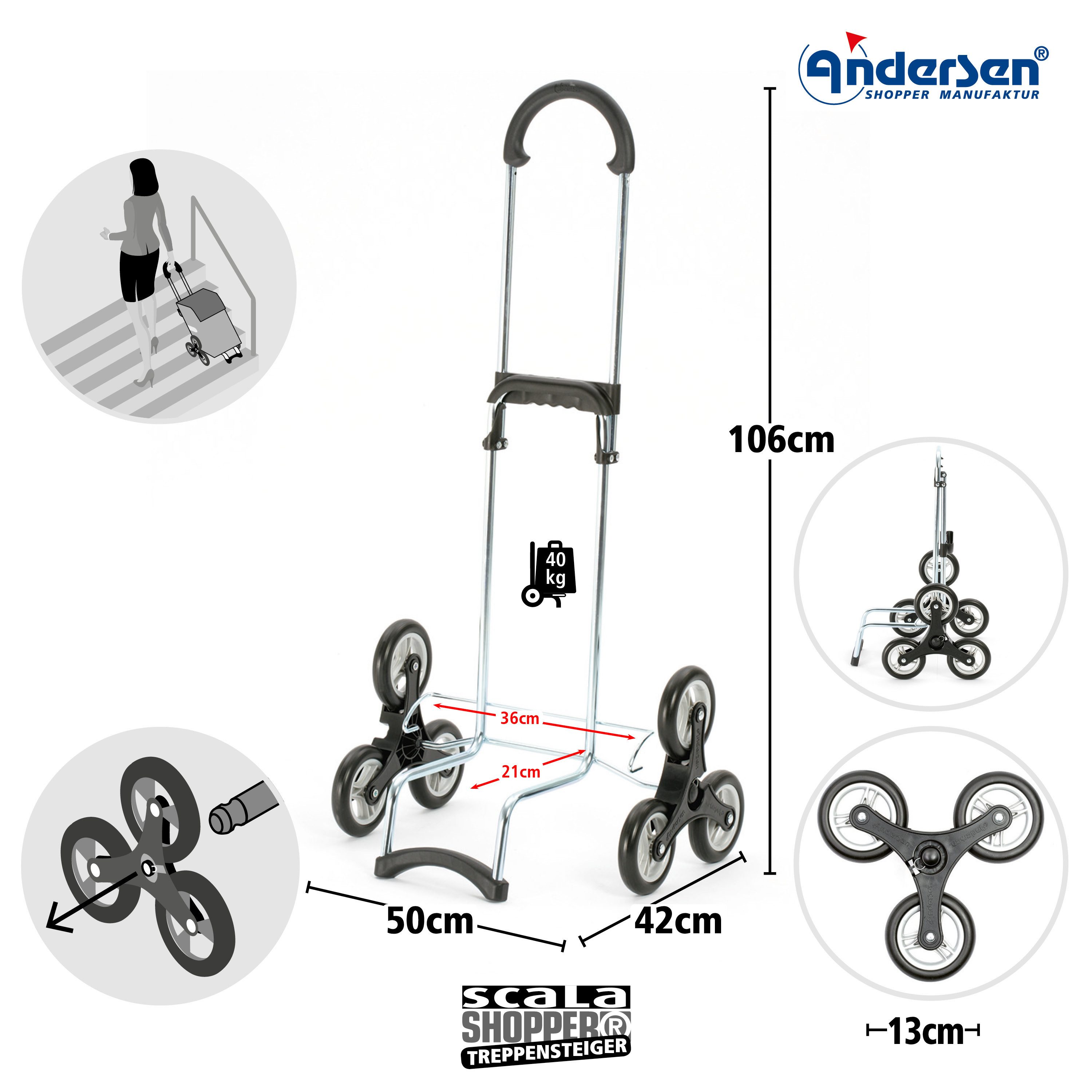 Andersen Einkaufsshopper Scala Shopper Treppensteiger mit günstig online kaufen