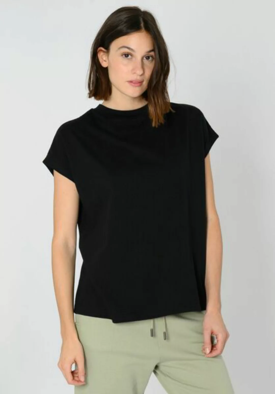 Damen Boxy T-shirt Aus Biobaumwolle günstig online kaufen