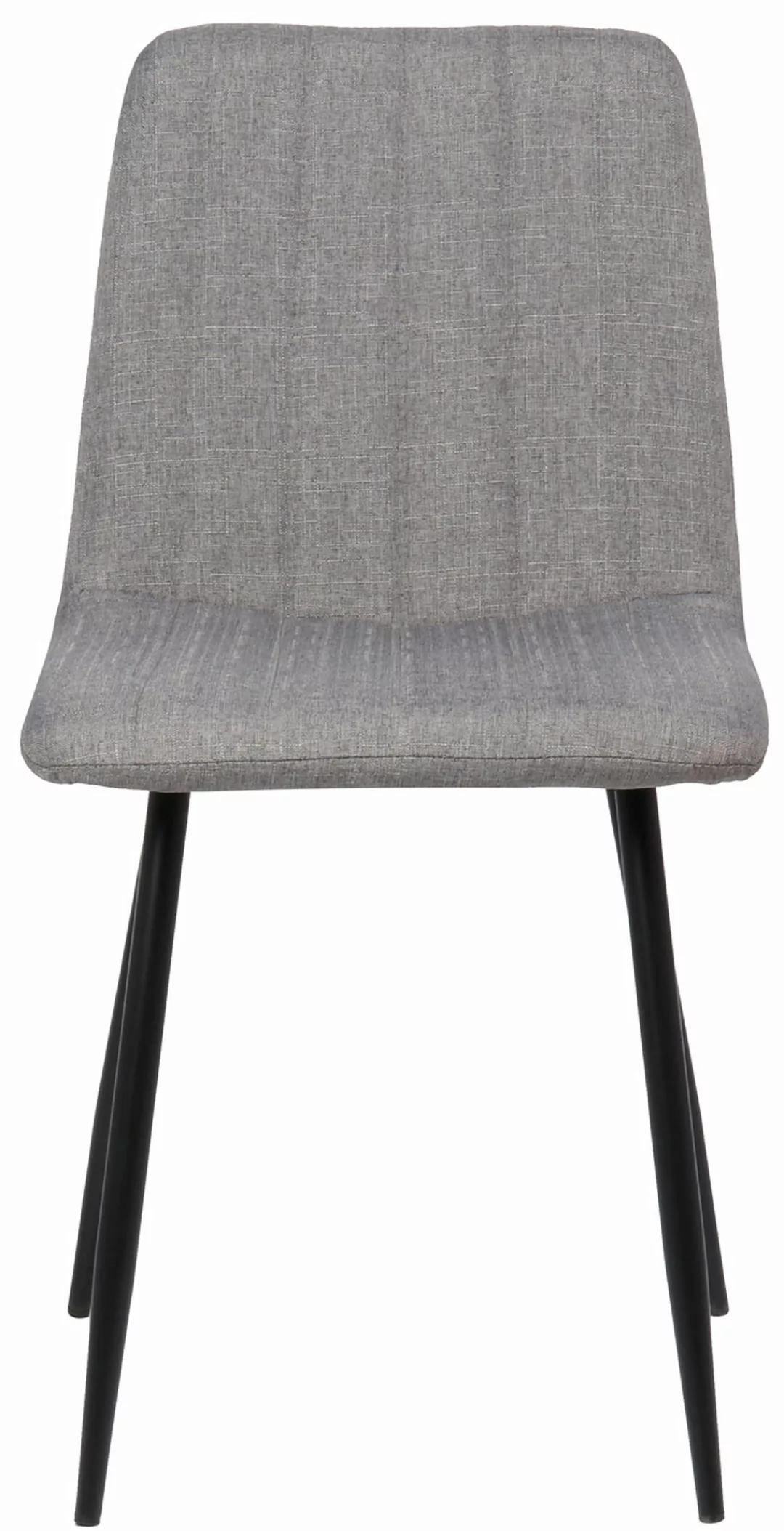 Stuhl Dijon Stoff Grau günstig online kaufen