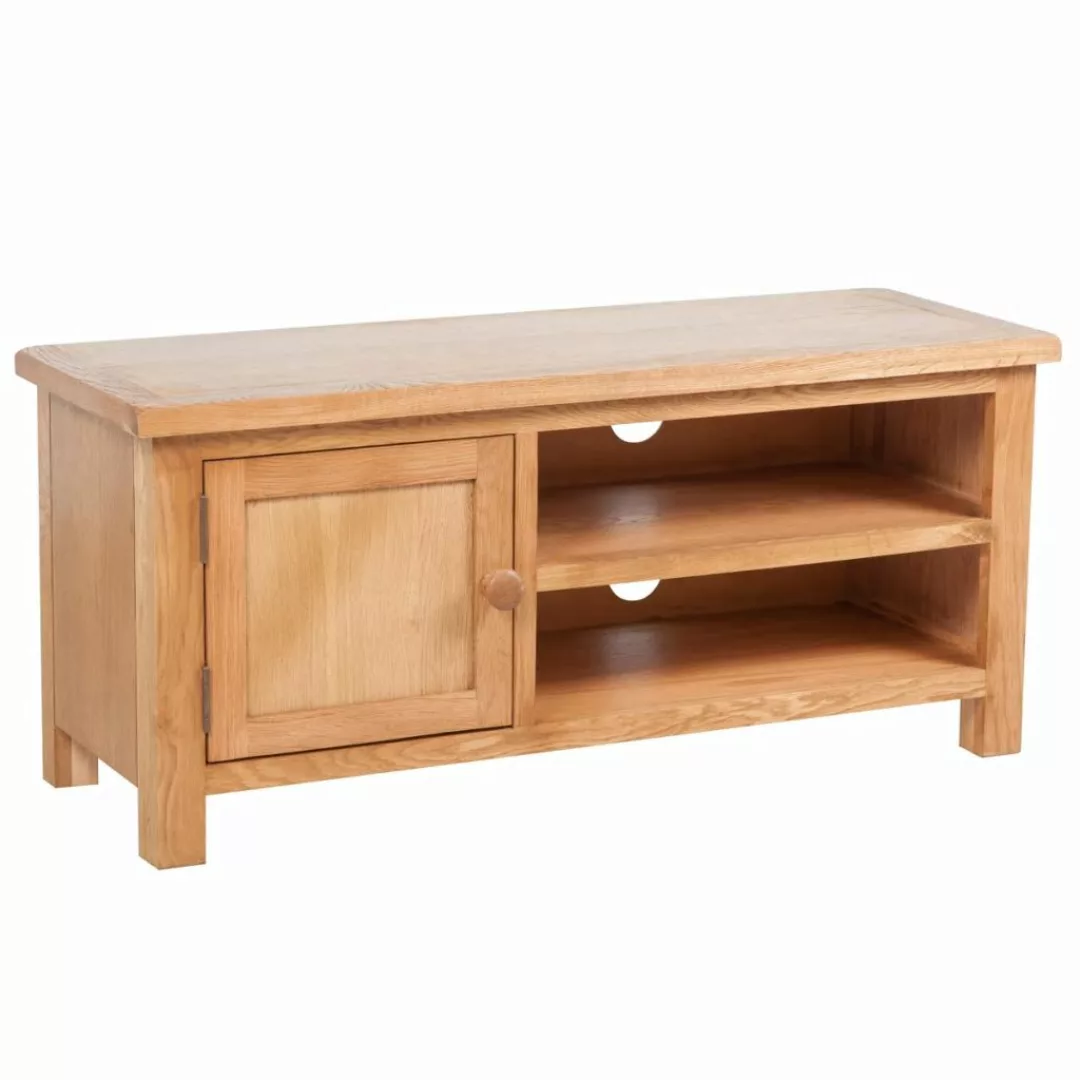 Tv-schrank 103x36x46 Cm Massivholz Eiche günstig online kaufen