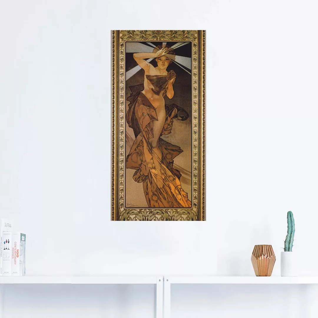 Artland Wandbild "Sterne: Der Morgenstern", Frau, (1 St.), als Leinwandbild günstig online kaufen