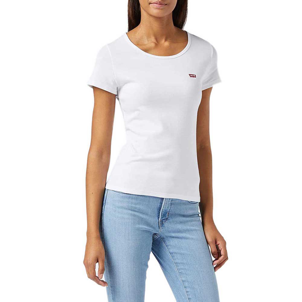 Levi´s ® Logo Kurzärmeliges T-shirt 2 Einheiten XL White / White günstig online kaufen