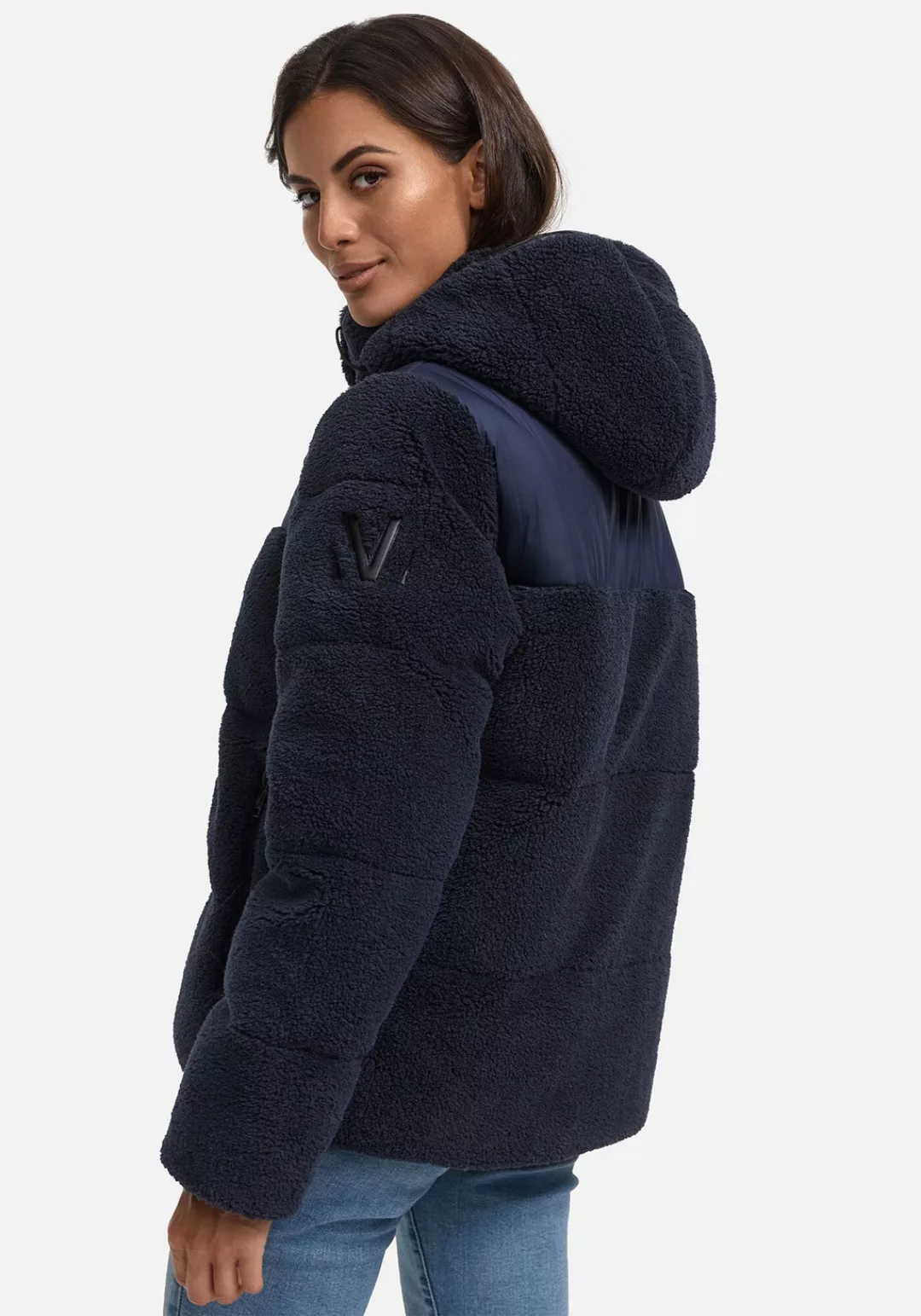 Marikoo Winterjacke Kaguraa warme Teddyfell Sherpa Jacke günstig online kaufen