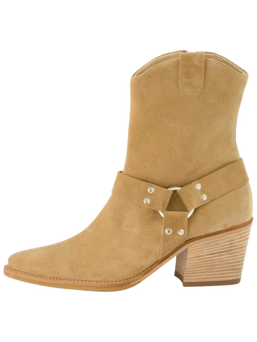 Paul Green Bikerboots "Paul Green Stiefelette Veloursleder" günstig online kaufen