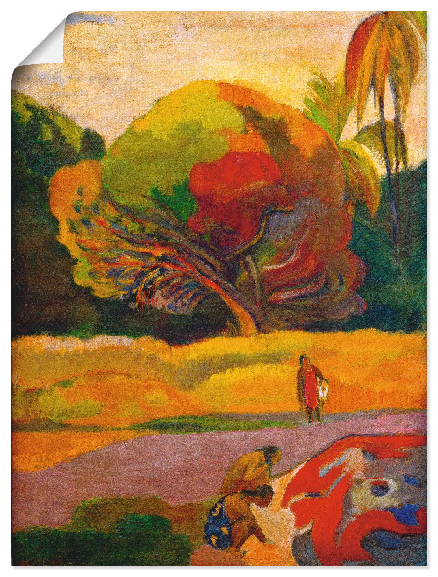 Artland Wandbild "Paul Gauguin Frauen am Fluß", Wiesen & Bäume, (1 St.) günstig online kaufen