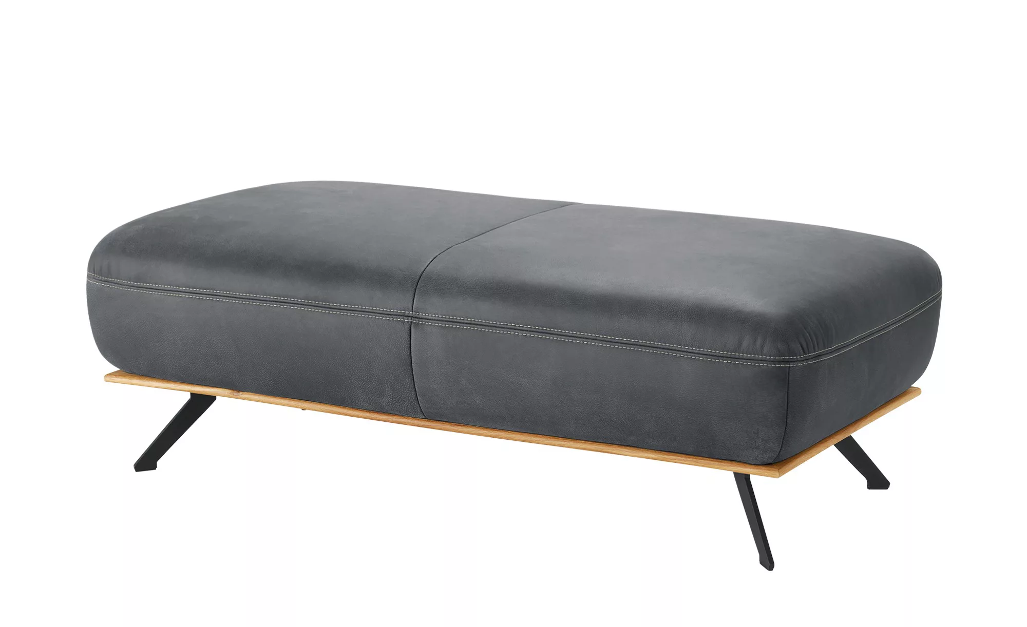 meinSofa Hocker  Fiona ¦ grau ¦ Maße (cm): B: 135 H: 43 T: 70 Polstermöbel günstig online kaufen