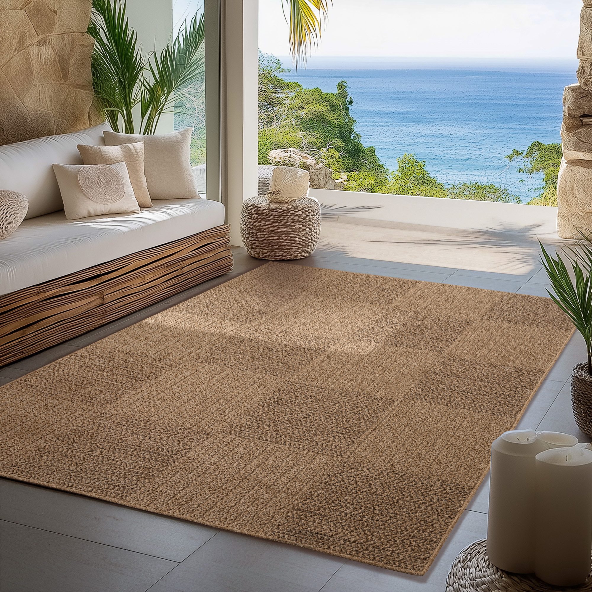 Carpettex Outdoorteppich Boho Design, Läufer, Höhe: günstig online kaufen