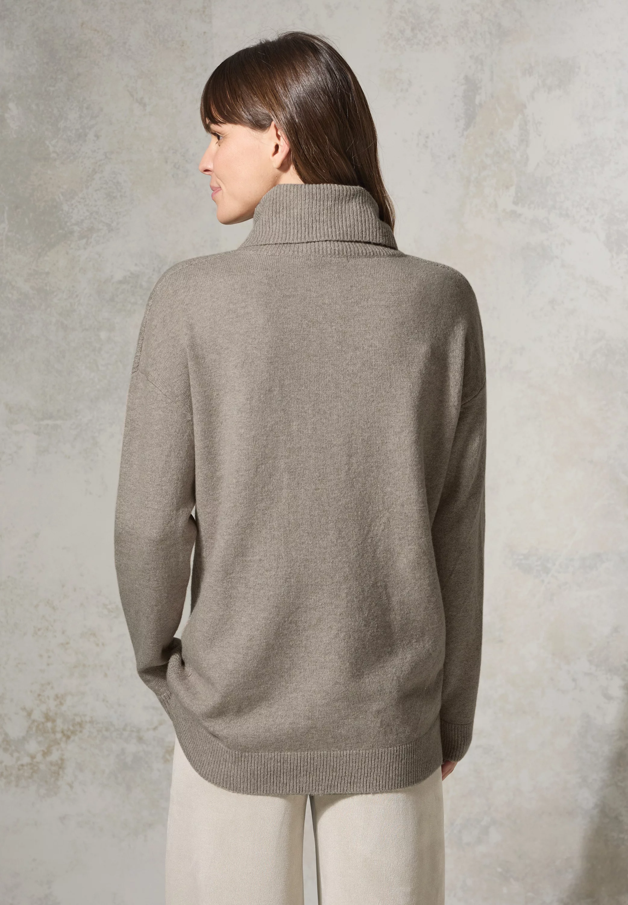 Cecil Rollkragenpullover, aus softem Materialmix günstig online kaufen