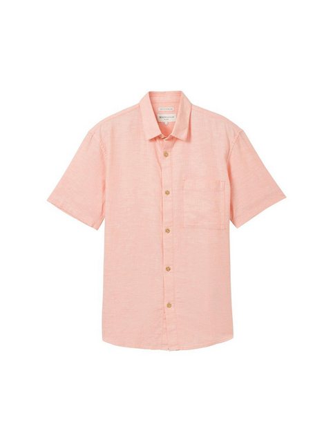 TOM TAILOR Denim T-Shirt relaxed slubyarn linen shirt günstig online kaufen