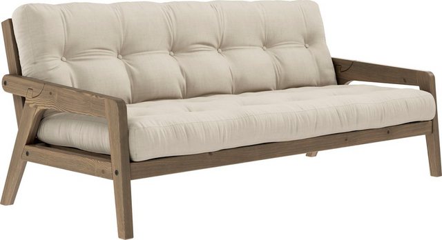 Karup Design Schlafsofa, Mit Holzstruktur, inkl. Futonmatratze, Liegefläche günstig online kaufen