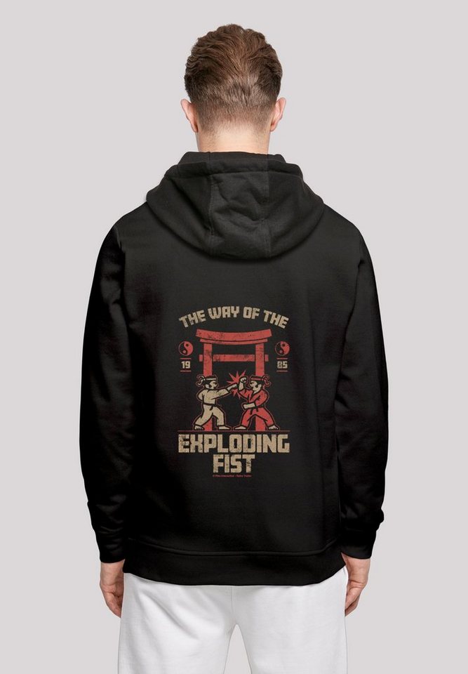 F4NT4STIC Kapuzenpullover Retro Gaming The Way of the Exploding Fist Print günstig online kaufen