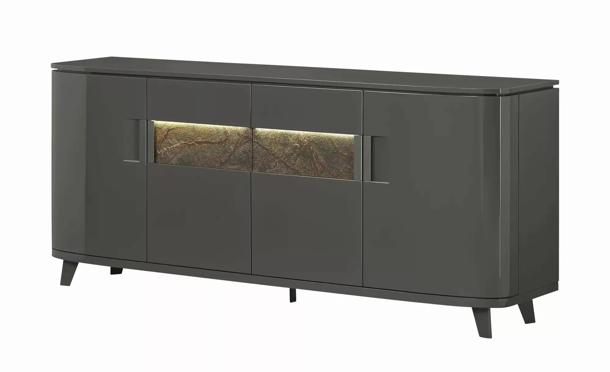 Jette Home Sideboard  Pedra ¦ grau ¦ Maße (cm): B: 190 H: 82 T: 45.0 Kommod günstig online kaufen