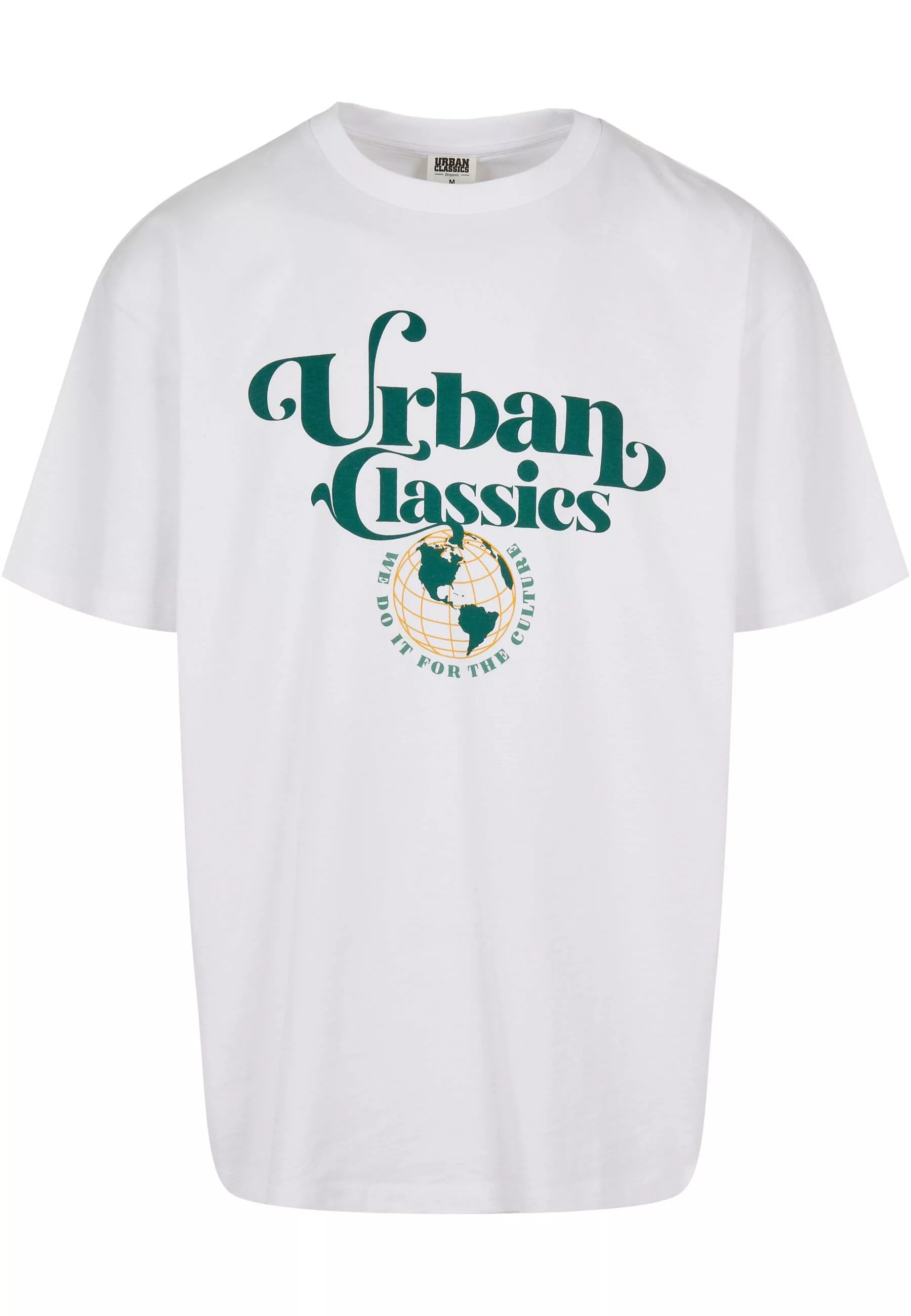 URBAN CLASSICS T-Shirt "Urban Classics Herren Organic Globe Logo Tee" günstig online kaufen