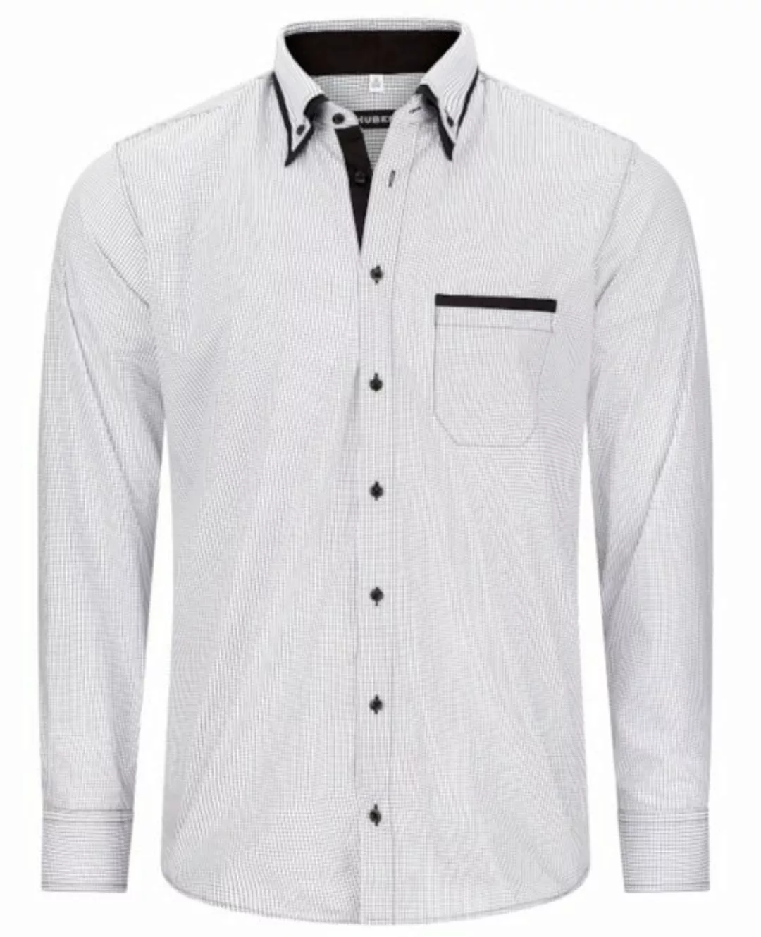 Huber Hemden Langarmhemd HU-0078 Button-Down Kragen, Regular Fit-gerader Sc günstig online kaufen