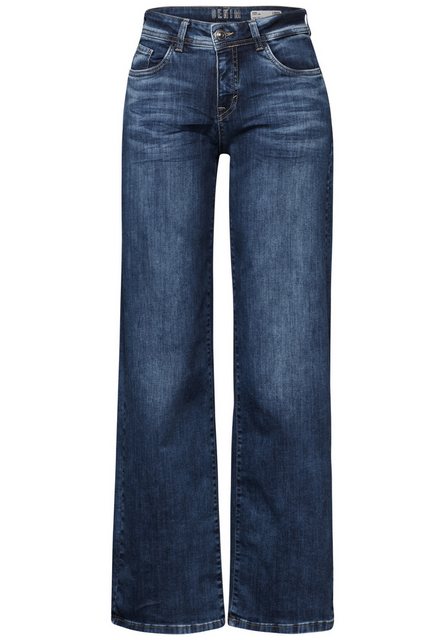 STREET ONE Loose-fit-Jeans, Middle Waist günstig online kaufen