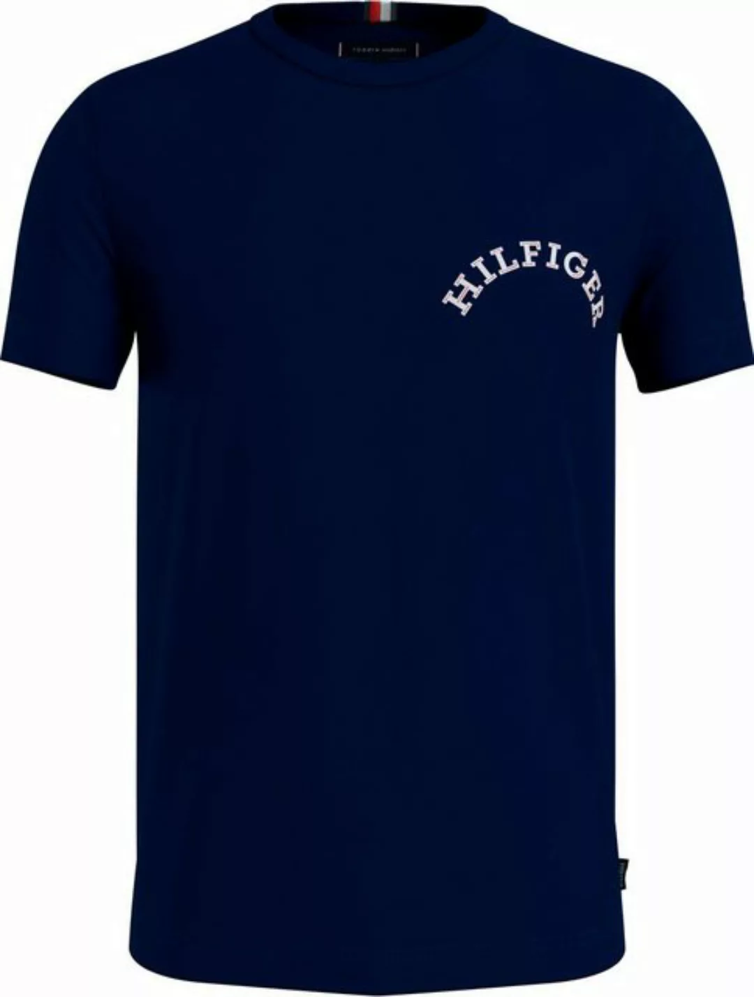 Tommy Hilfiger T-Shirt MONOTYPE BACK PRINT mit Logo-Druck auf der Brust günstig online kaufen