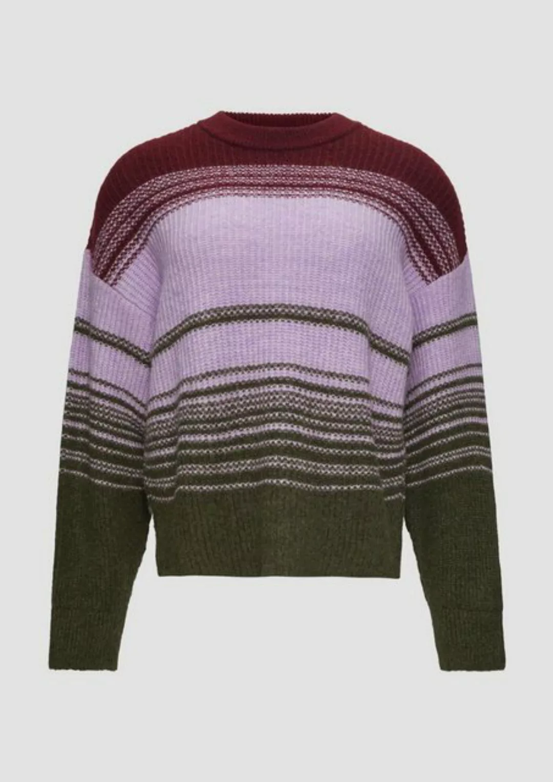 s.Oliver Sweatshirt Strickpullover, GREEN günstig online kaufen